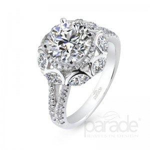 Parade Marquise Halo Ring