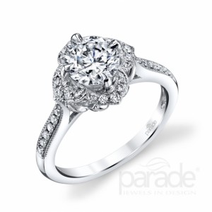 Parade diamond engagement ring