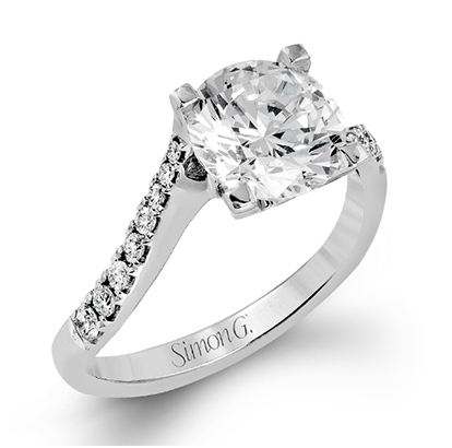Simon G. Engagement Ring LR1000 | J. Lewis Jewelry | Custom and ...
