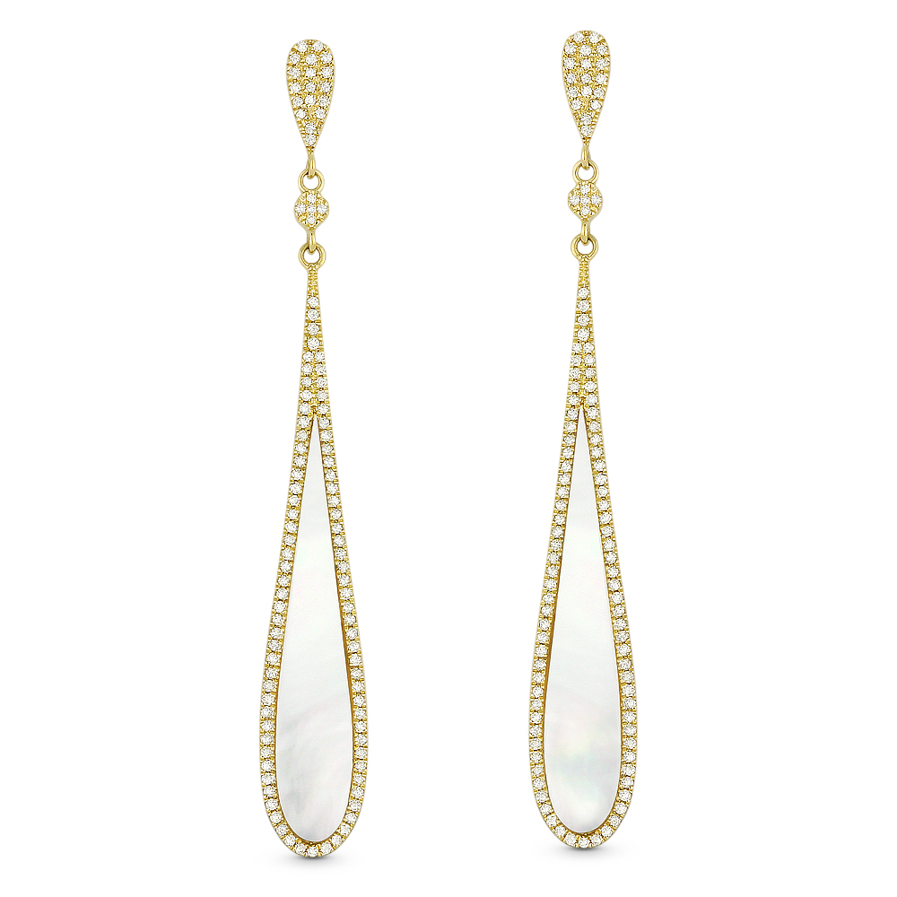 Buy DIXIE // Pearl Diamond Wedding Earrings, Diamond Bridal Drop Earrings,  CZ Earrings, Rose Gold Wedding Earrings, Pearl Earrings Bridesmaid Online  in India - Etsy
