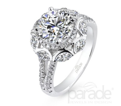 Parade Marquise Halo Ring
